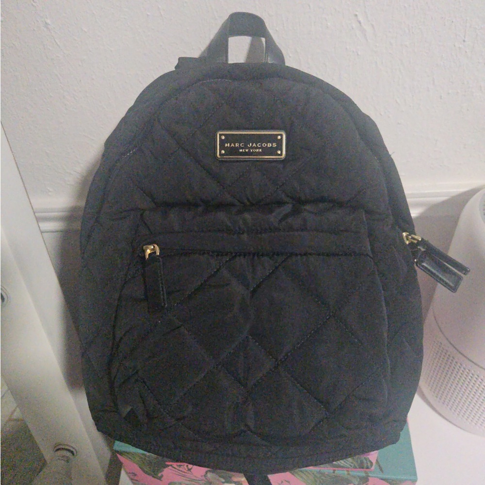 Marc Jacobs Quilted Black Backpack
